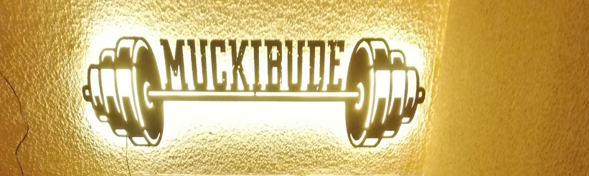 Muckibude-Logo im Body Gym Duisburg